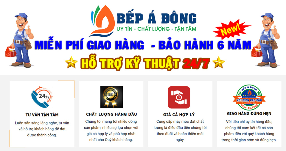 dịch vụ sản phẩm bếp Á Đông